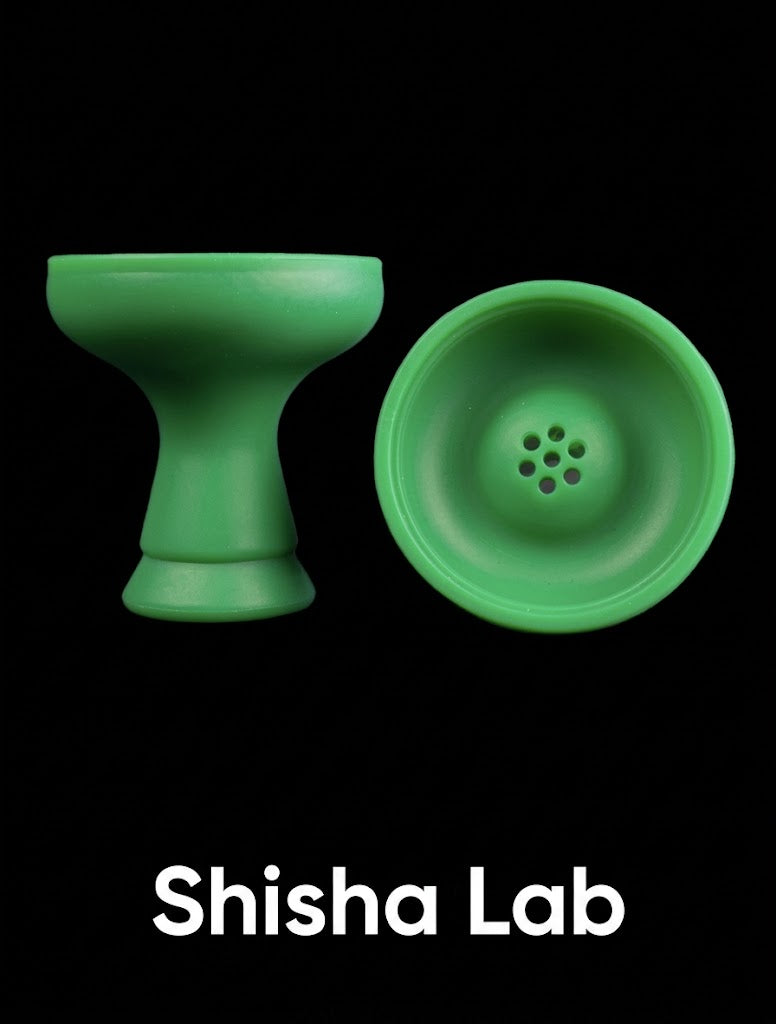 Testa in silicone per Narghilè verde